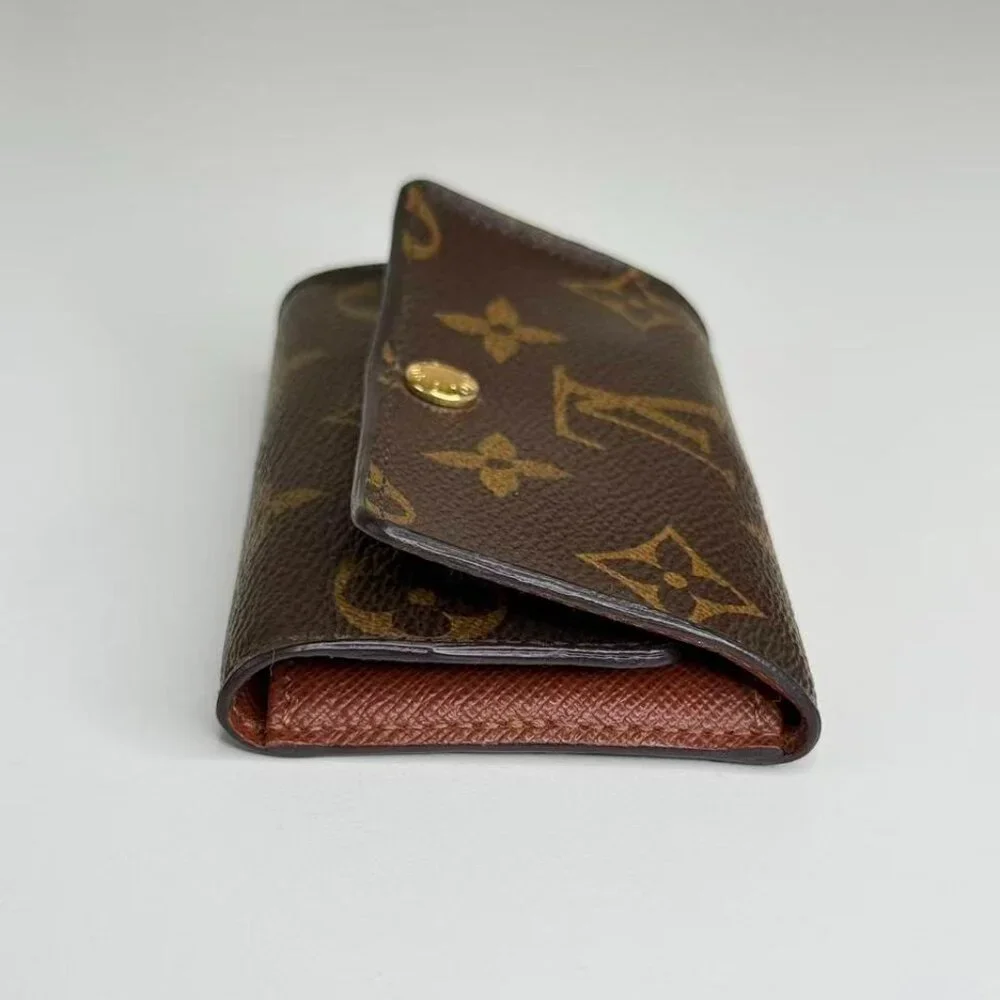 Louis Vuitton Monogram Canvas Keychain with Classic Gold Hardware